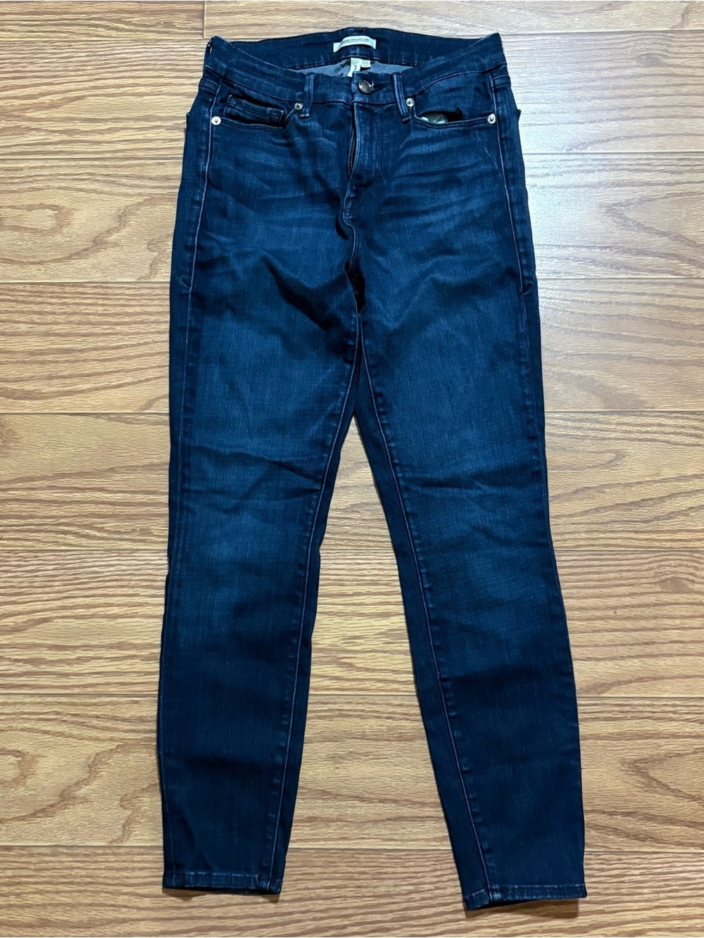 Good American Good Waist Cropped Jeans Stretch Comfy Women’s 2 26
